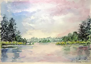 Bernadeta Nowak - Mazury, jezioro Wygryny