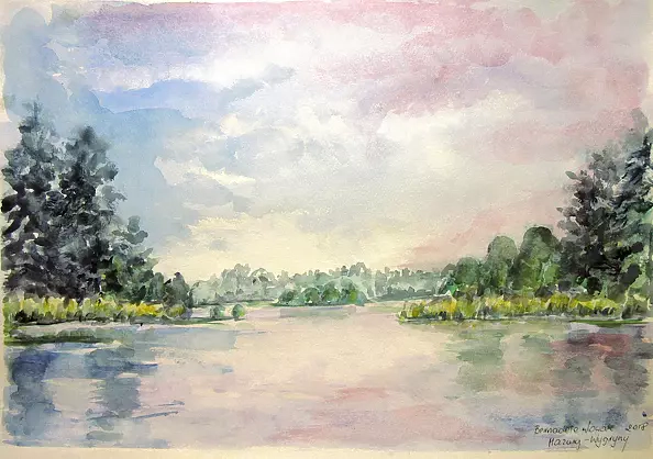 Bernadeta Nowak - Mazury, jezioro Wygryny
