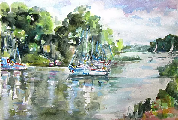 Bernadeta Nowak - Mazury, jezioro Wygryny