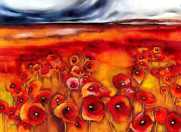 Elżbieta Brożek - Łąka maków