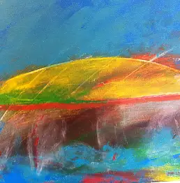 Zyta Bukra, медуза, Акрилова картина - холст, 40 x 30