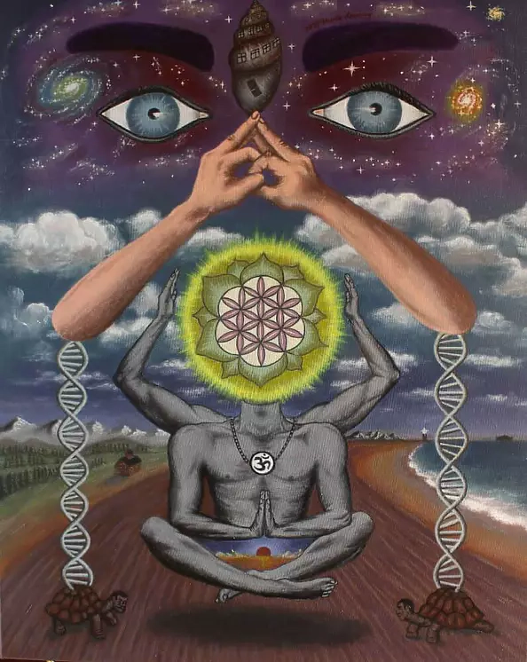 Marek Lessing - Medytacja kwiatu życia