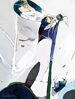 Anna Dmowska - "Meditation on the face of the flight II '