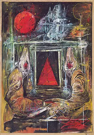 Piotr Zygmunt, Treffen II, Pastell - Papier, 70 x 100