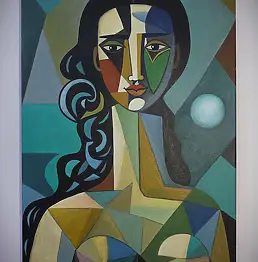 Bożena Kamińska, "Meksykanka", Obraz akrylowy - płótno, 60 x 90