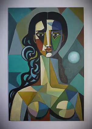 Bożena Kamińska, "Mexican", Acrylic painting - canvas, 60 x 90