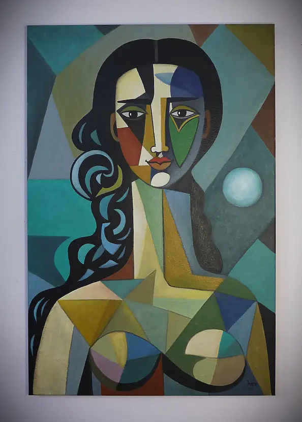 Bożena Kamińska, "Mexican", Acrylic painting - canvas, 60 x 90