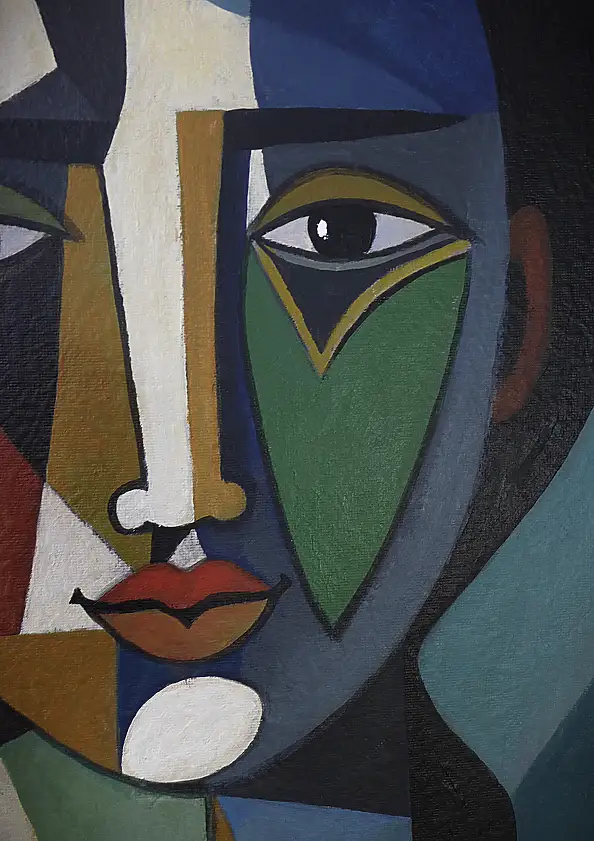 Bożena Kamińska, "Mexican", Acrylic painting - canvas, 60 x 90