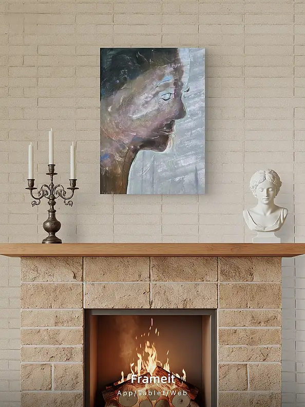 Ewa Mościszko, Melancholie, Acrylgemälde - Leinwand, 55 x 75