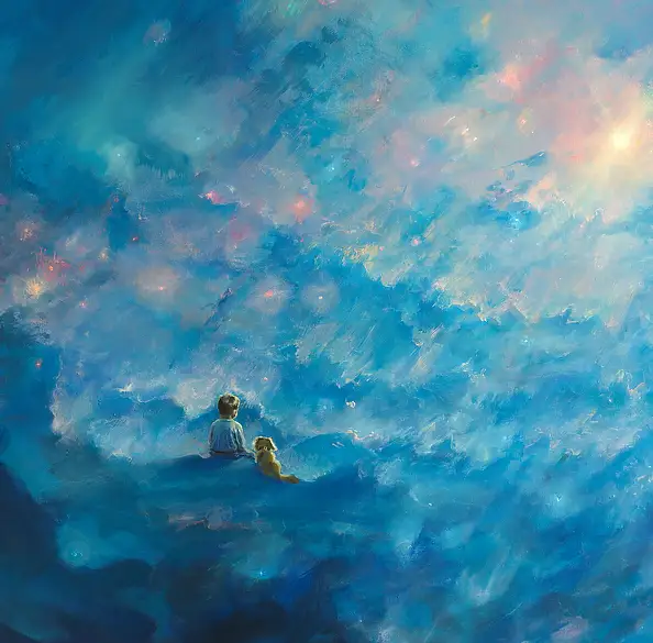 Agata Buczek, La mélodie de l'existence, Peinture à l'huile - toile, 100 x 100