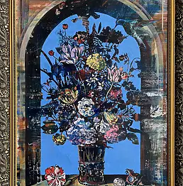 Rita Staszulonok, Память в воде-IV, Масляная картина, Темпера - картон/цупкий картон, 60 x 80