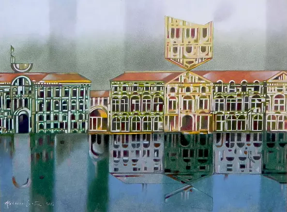 federico cortese - Memory of Saint Petersburg, the Neva River