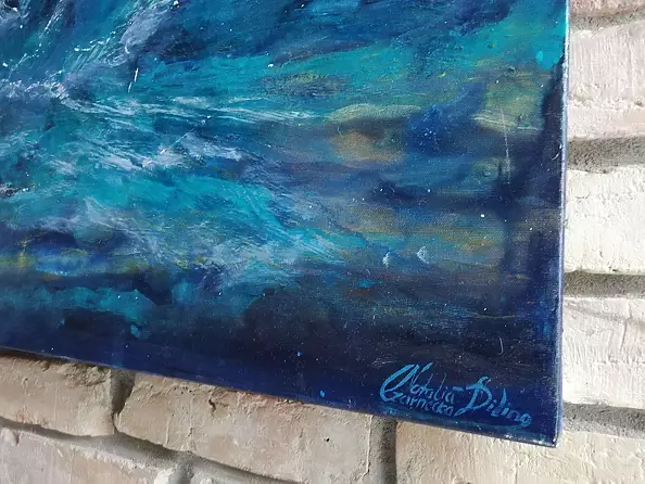 Natalia Czarnecka Diling - Seagulls in the waves