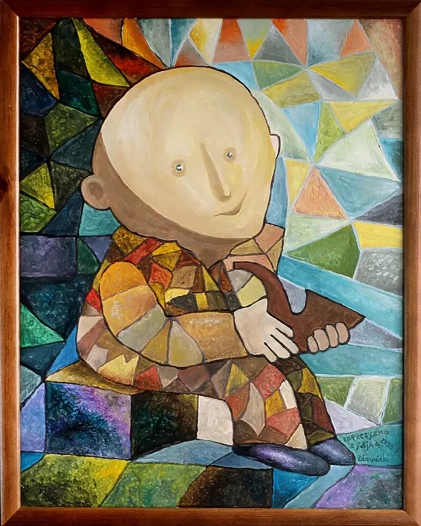 Piotr Zdrzynicki - Man with a pipe