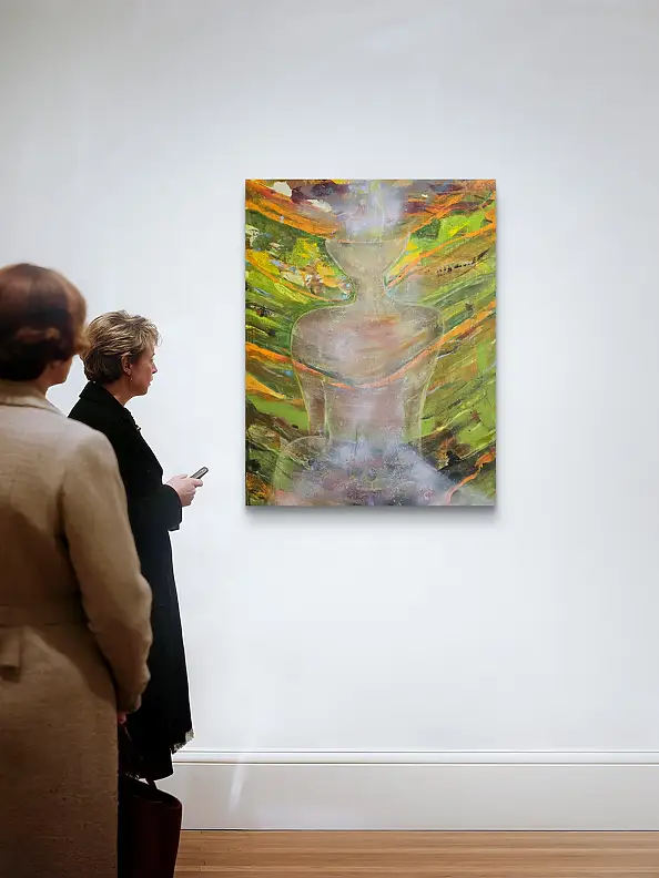 Ewa Mościszko, Brume , Peinture acrylique, Pastel, Tempera - toile, 60 x 80