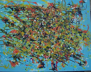 Antonina Radzięda - Mgławica abstrakt