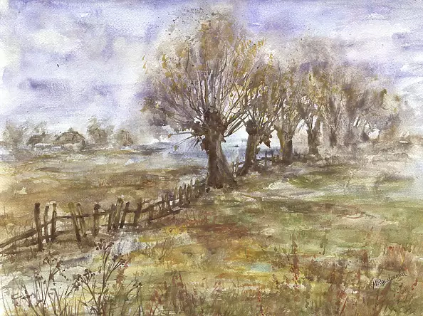 Maria Roszkowska - misty autumn
