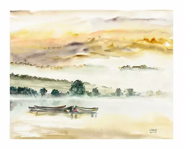 Agnieszka Czeszejko-Sochacka - Mglisty pejzaż