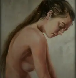 Paulina Góra, Туманное утро, Масляная картина - холст, 50 x 60