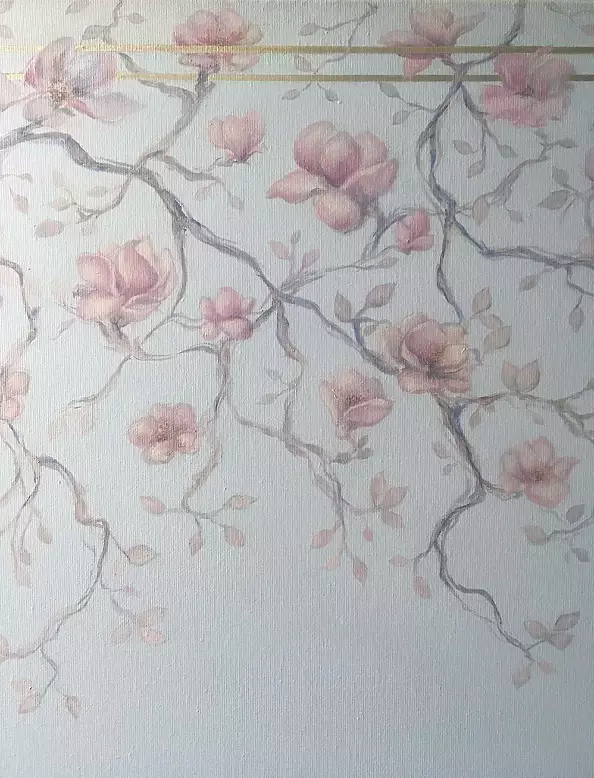 Adriana Plucha - The painting “Foggy morning” from the The Gardens of the World collection.