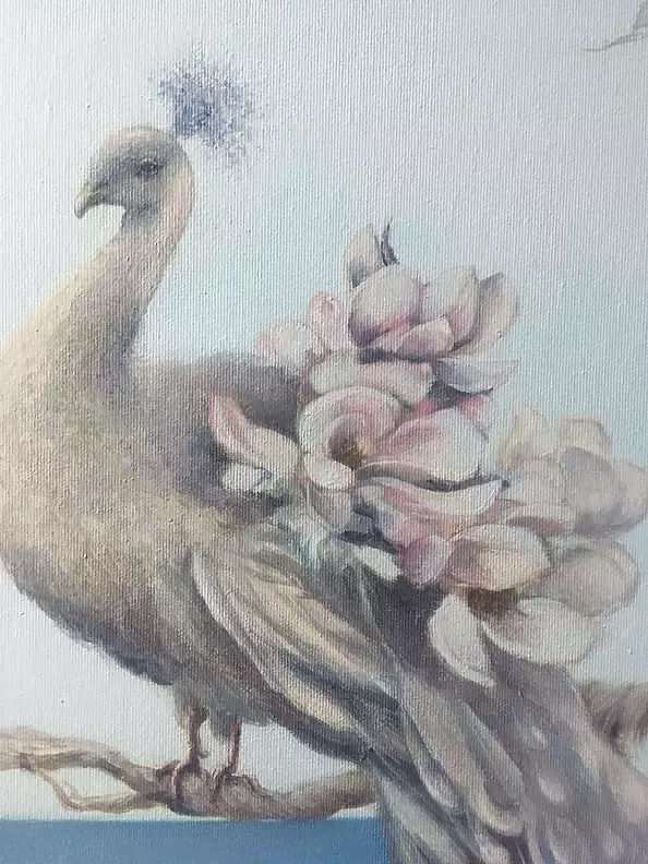 Adriana Plucha - The painting “Foggy morning” from the The Gardens of the World collection.