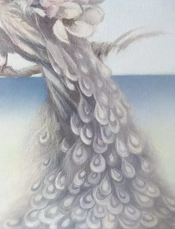 Adriana Plucha - The painting “Foggy morning” from the The Gardens of the World collection.