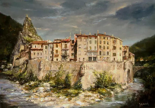 Jacek Szudak - Miasteczko Entrevaux