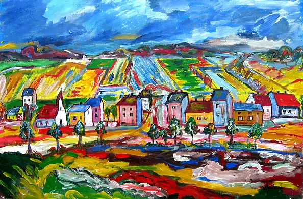 Jerzy Stachura - The town on the hand