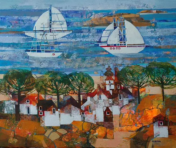 Alicja Słaboń Urbaniak - A town on the dunes