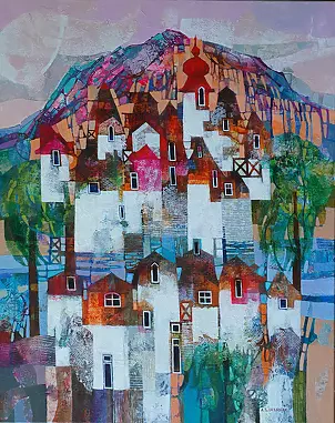 Alicja Słaboń Urbaniak - A small river town