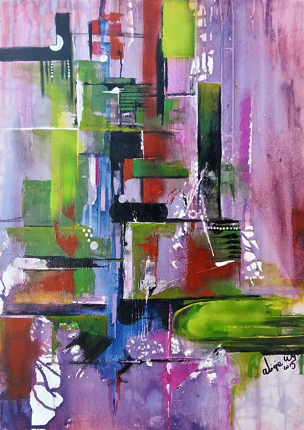 Alicja Wysocka - A town in purple