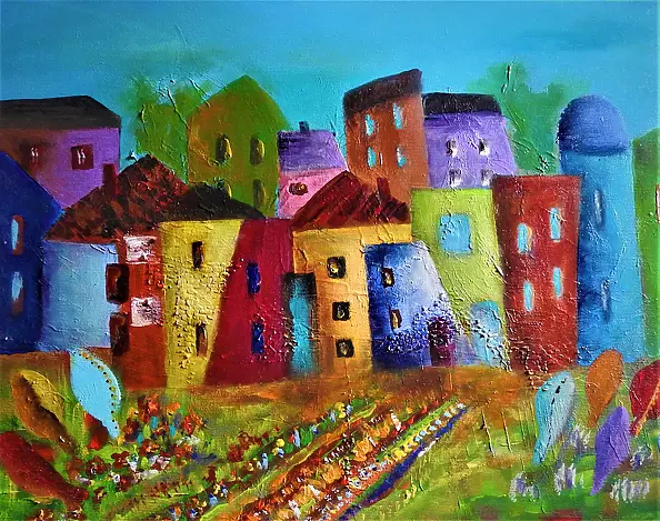 Alicja Wysocka - Die Stadt im Frühling