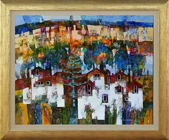 Alicja Słaboń Urbaniak - A town with araucaria