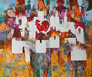 Alicja Słaboń Urbaniak - The town of rooster