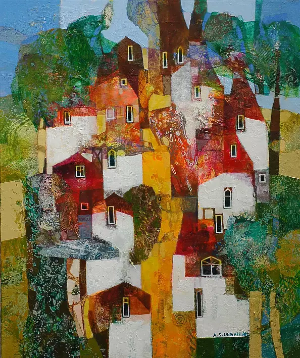 Alicja Słaboń Urbaniak - The town of yellow street
