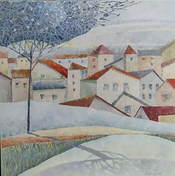 Ewa Tyburcy - A town behind the hill