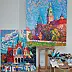 Anastasiia Kurkova, City of Spires, Oil painting - canvas, 100 x 120
