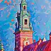 Anastasiia Kurkova, City of Spires, Oil painting - canvas, 100 x 120