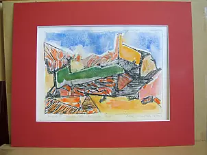 Anna Skowronek - A city of watercolor and a dry needle