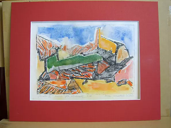 Anna Skowronek - A city of watercolor and a dry needle