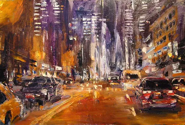 Kazimierz Komarnicki - City at night