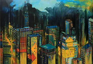   - City at dusk 01 - from the cycle Cities