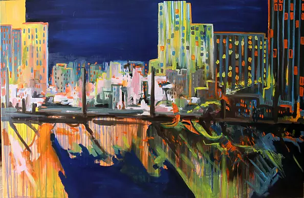 Monika Sikora - Miasto o zmierzchu 12 - z cyklu Miasta