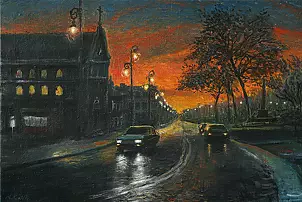 Mirosław Kowzanowicz - City at dusk