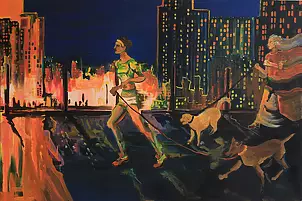   - City at dusk - from the cycle Cities