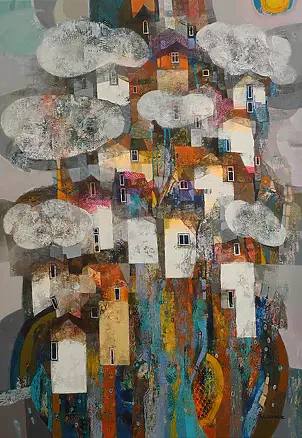 Alicja Słaboń Urbaniak - Cloud City II