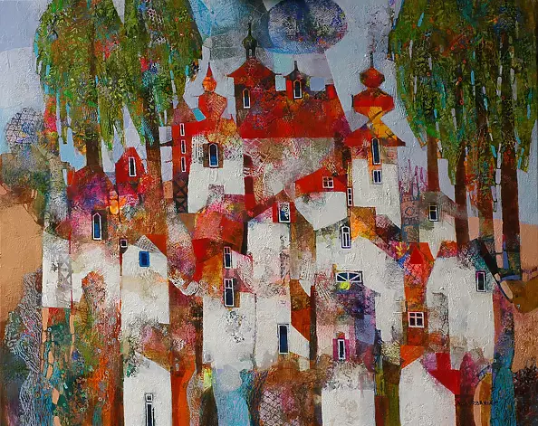 Alicja Słaboń Urbaniak - City in the old park