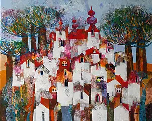 Alicja Słaboń Urbaniak - City in the old park