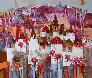Alicja Słaboń Urbaniak - The town with red flowers
