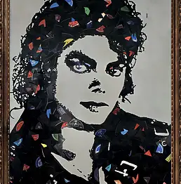 ADAM Raid, Michael Jackson, Inne - deska, płótno, 100 x 130